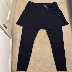 Anivivo Black Skirted Leggings Size 3XL NWT